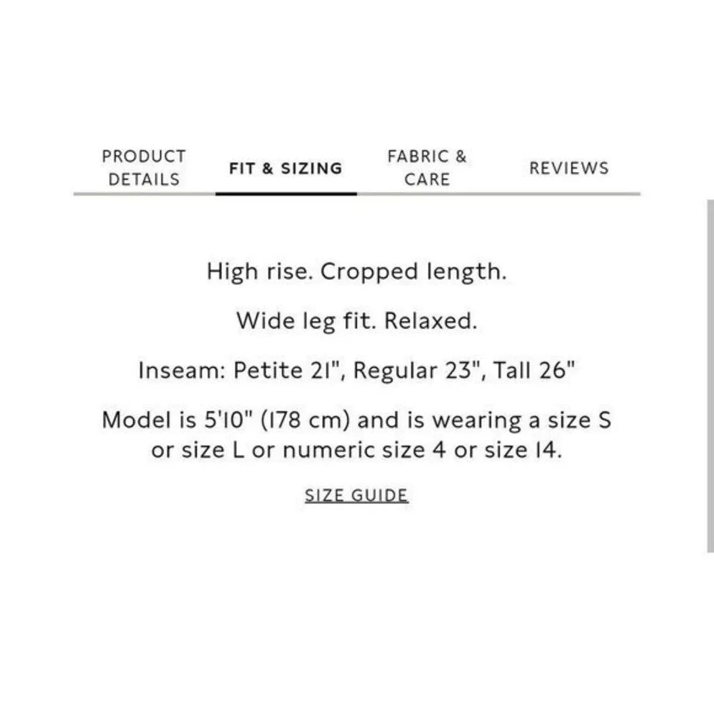 New Banana Republic Pants Small Linen Blend Cropped Flowy Wide Leg Black Pull On